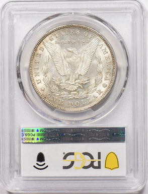 1890 Morgan Dollar Silver Stunning Toning PCGS MS62 PI0256