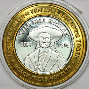 1999 Casino Gaming Token silver Wild Bill Hickok BU0564 combine shipping