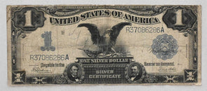 US 1899 Silver Certificates Dollar Black Eagle. FR 236 VG RC0498 Eagle combine