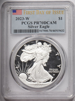 2023-W Silver Eagle Proof 1oz PCGS PR70DCAM PC1594