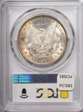 1885-O Morgan Dollar Silver Stunning Toning PCGS MS64 PC1583