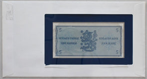 Finland 1980 5 Markkaa Bank notes off all nations. 1.3 Markkaa stamp RC0503 comb