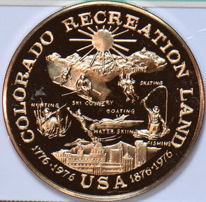 1876 Colorado Recreation Land Souvenir Coin-Medal 292805 combine shipping