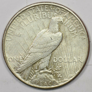 1922-S Peace Dollar Silver AU+ U0276