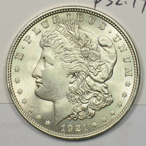 1921 Morgan Dollar Silver BU + U0295